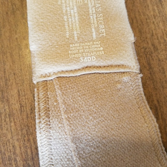 🚫SOLD 🚫SOLD Victoria Secret 34DD strapless - Picture 8 of 8